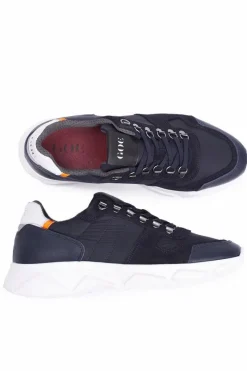 Best GOE Obuwie Sportowe Męskie Skórzane Granatowe FF1N3020