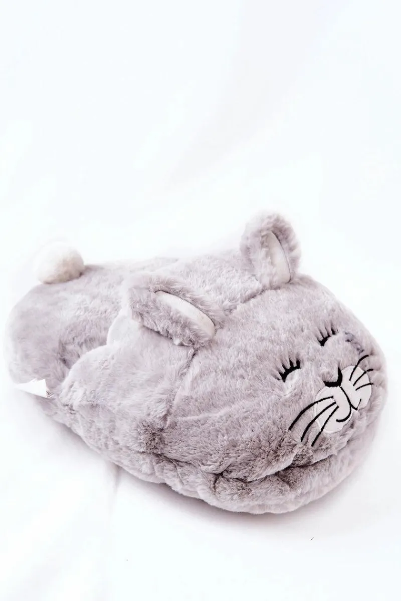 Dziewczęce|Kapcie Klasyczne>Boto Ocieplacz Na Stopy Króliczek Szary