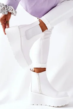 Botki Zimowe Damskie|Botki Płaskie><noscript><img width=