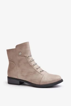 Czarne Botki|Botki Zimowe Damskie><noscript><img width=