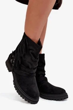 Botki Ocieplane|Czarne Botki><noscript><img width=