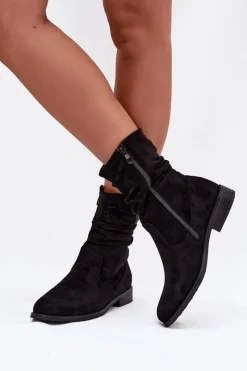 Botki Ocieplane|Czarne Botki><noscript><img width=