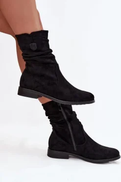 Botki Ocieplane|Czarne Botki><noscript><img width=