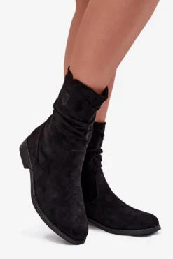 Botki Ocieplane|Czarne Botki><noscript><img width=