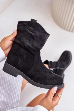 Botki Zimowe Damskie|Brązowe I Beżowe Botki><noscript><img width=