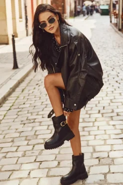 Botki Ocieplane|Czarne Botki><noscript><img width=