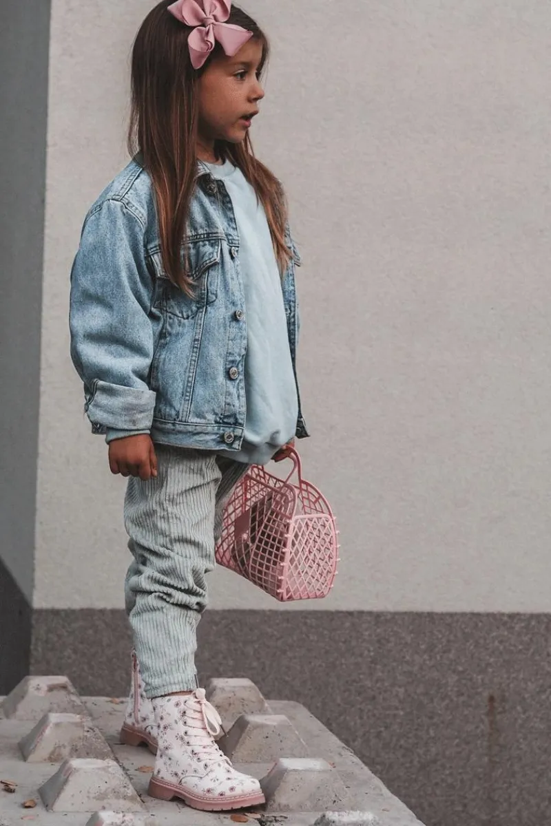 Dziewczęce>Boto Ocieplane Botki Dziecięce Na Suwak Różowe Dolida