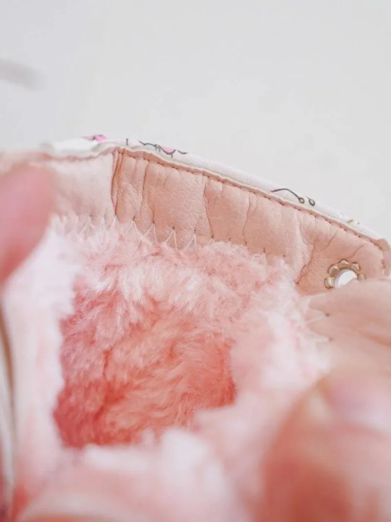 Dziewczęce>Boto Ocieplane Botki Dziecięce Na Suwak Różowe Dolida