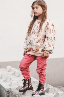 Hot Boto Ocieplane Botki Dziecięce Na Suwak Czarno-Różowe Dolida