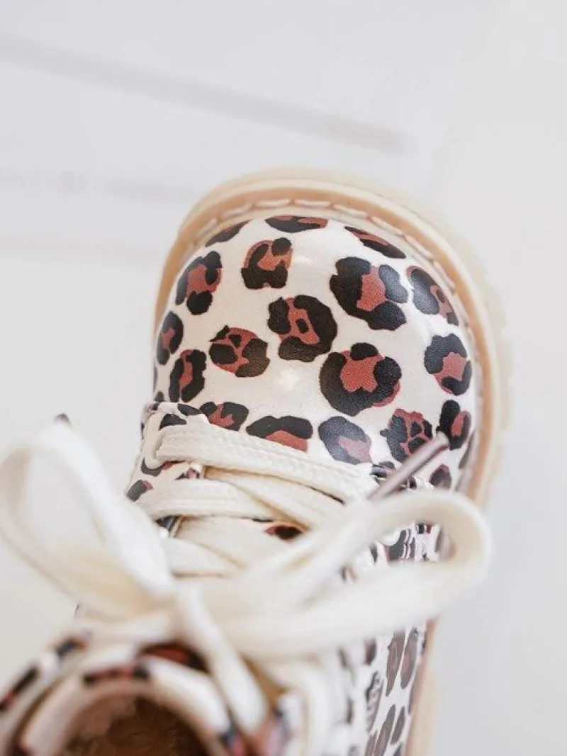 Dziewczęce>Boto Ocieplane Botki Dziecięce Na Suwak Beżowo-Brązowe Dolida Beżowy