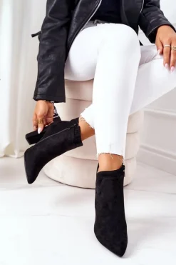 Botki Na Słupku|Czarne Botki><noscript><img width=