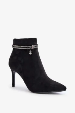 Botki Ocieplane|Czarne Botki><noscript><img width=