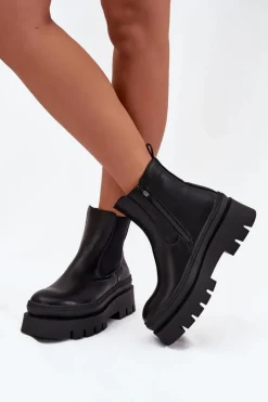 Czarne Botki|Botki Płaskie><noscript><img width=