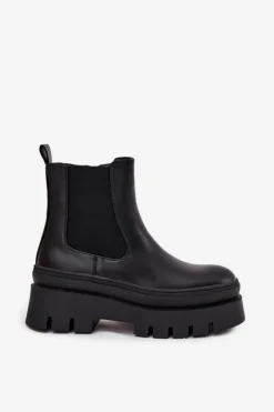 Czarne Botki|Botki Płaskie><noscript><img width=