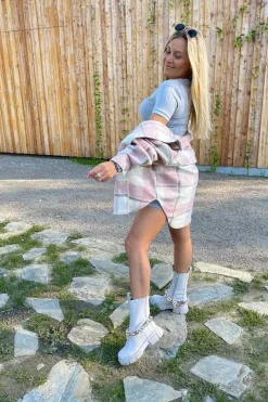 Clearance Boto Ocieplane Botki Sztyblety Szare Must Have