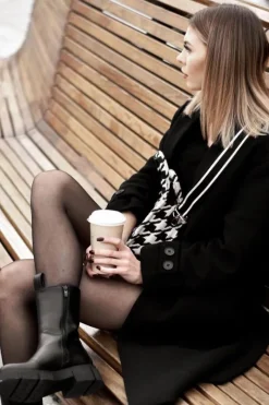 Ocieplane Botki Sztyblety Czarne Must Have Damskie Czarne Botki|Botki Zimowe Damskie