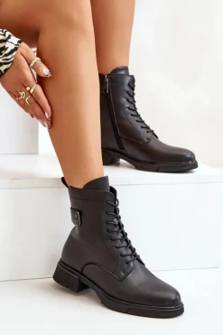 Botki Skórzane|Botki Sznurowane><noscript><img width=