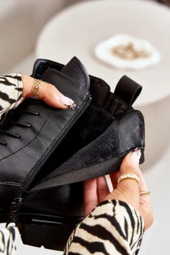 Botki Skórzane|Botki Sznurowane><noscript><img width=