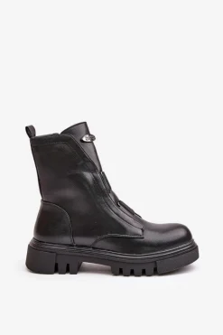 Botki Zimowe Damskie|Brązowe I Beżowe Botki><noscript><img width=