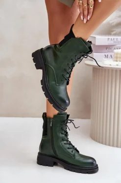 Botki Zimowe Damskie|Botki Płaskie><noscript><img width=