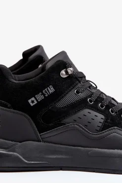 Obuwie Trekkingowe Męskie|Obuwie Sportowe Męskie></noscript>Big Star Shoes Ocieplane Buty Sportowe Męskie Czarne Big Star MM174161