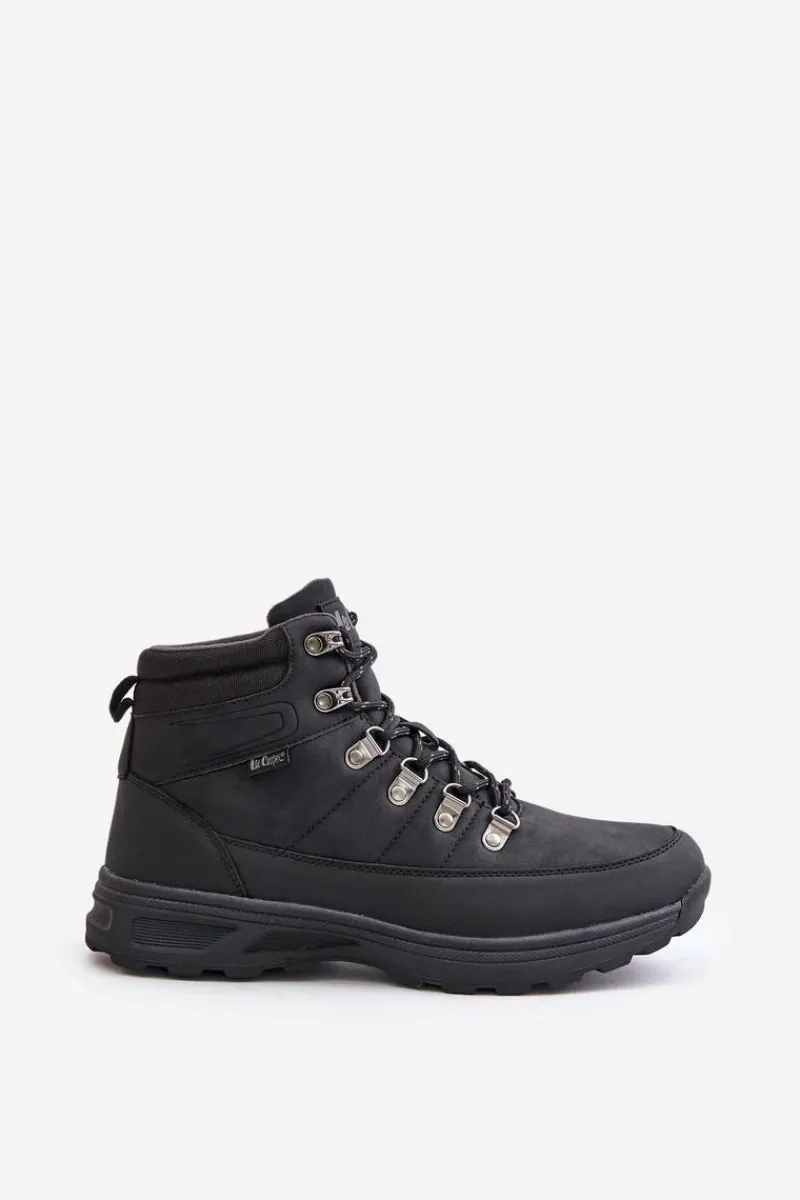 Outlet Lee Cooper Ocieplane Buty Trekkingowe Męskie LCJ-24-03-3034M Czarne Czarny