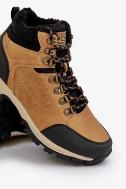 New Evento Ocieplane Buty Trekkingowe Męskie Camel Loreinae Brązowy