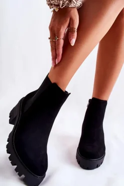 Botki Na Słupku|Czarne Botki><noscript><img width=