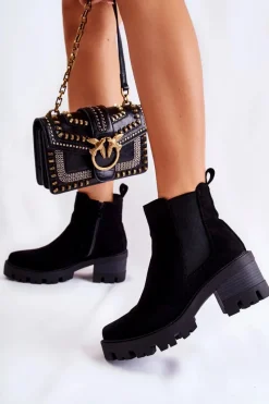 Botki Na Słupku|Czarne Botki><noscript><img width=