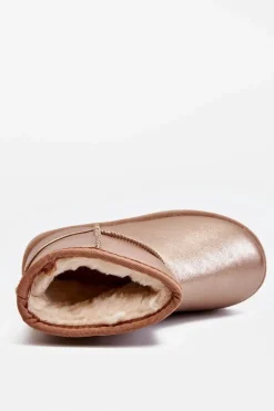 Dziewczęce|Chłopięce></noscript>Boto Ocieplane Dziecięce Botki Śniegowce Szampańskie Scooby