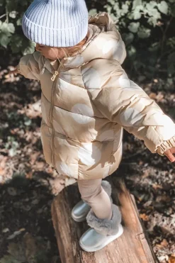 Discount Boto Ocieplane Dziecięce Botki Śniegowce Z Futerkiem Srebrne JellyBeans