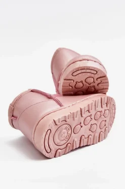 Best Ocieplane Dziecięce Botki Śniegowce Różowe Scooby Dzieci Dziewczęce|Chłopięce