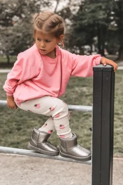 Hot Boto Ocieplane Dziecięce Botki Śniegowce Pewter Scooby