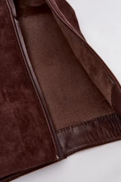 Clearance Ocieplane Kozaki Damskie Z Klamrami Czekoladowe Umbria Damskie Kozaki Ocieplane|Kozaki Z Wywiniętą Cholewką