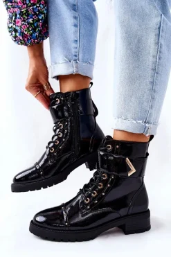 Botki Sznurowane|Botki Zimowe Damskie><noscript><img width=