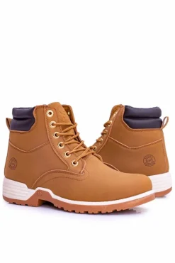 New Ocieplane Męskie Trapery Camel Smith's Endurance Męskie Obuwie Trekkingowe Męskie