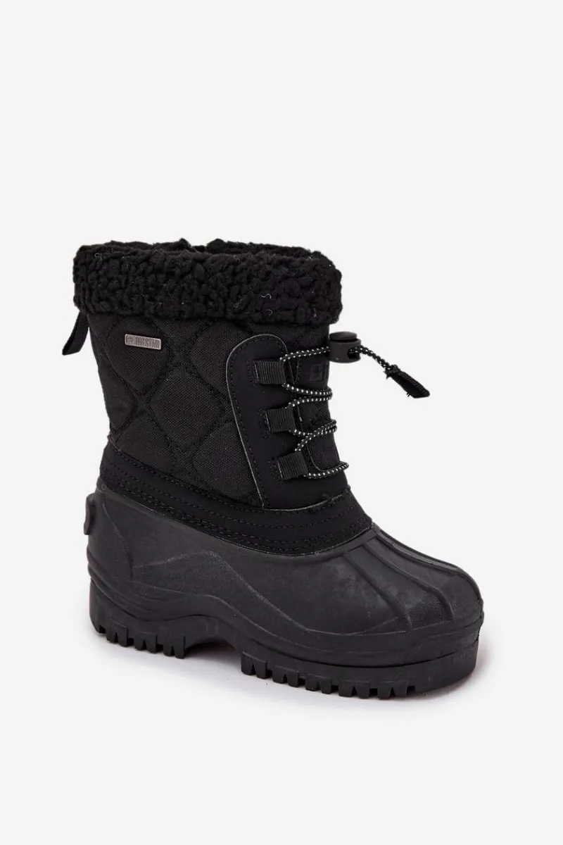 Chłopięce|Dziewczęce>Big Star Shoes Ocieplane Śniegowce Dziecięce Na Zamek Big Star OO374073 Czarne