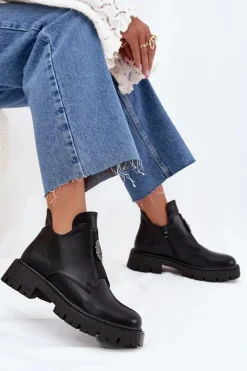 Botki Skórzane|Botki Zimowe Damskie><noscript><img width=