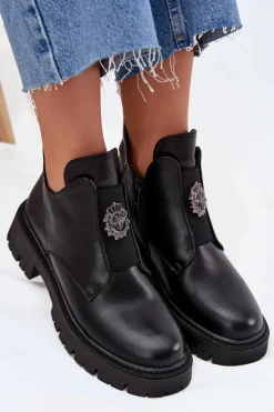 Botki Skórzane|Botki Zimowe Damskie><noscript><img width=