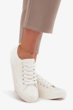 Trampki Ocieplane|Trampki Damskie Big Star></noscript>Big Star Shoes Ocieplane Niskie Trampki Damskie Big Star OO274927 Białe