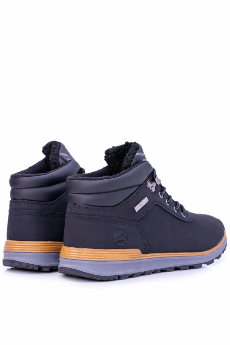 Online Ocieplane Polarem Czarne Męskie Buty Trekkingowe Preventi Męskie Obuwie Trekkingowe Męskie