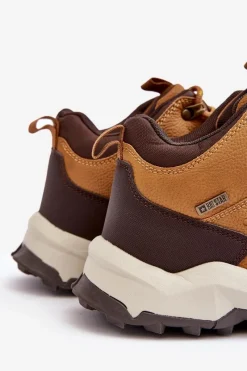 Discount Ocieplane Sneakersy Męskie Brązowe Big Star MM174158 Męskie Obuwie Trekkingowe Męskie|Obuwie Sportowe Męskie