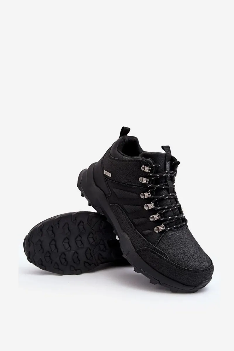 Outlet Big Star Shoes Ocieplane Sneakersy Męskie Czarne Big Star MM174156