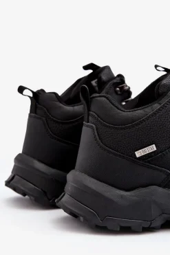 Outlet Big Star Shoes Ocieplane Sneakersy Męskie Czarne Big Star MM174156