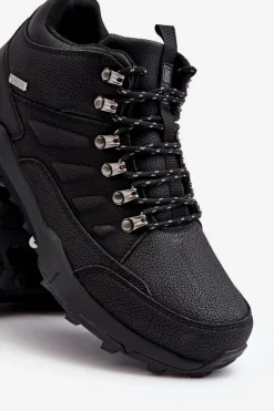 Outlet Big Star Shoes Ocieplane Sneakersy Męskie Czarne Big Star MM174156