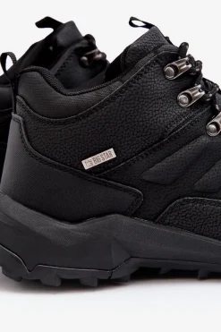 Outlet Big Star Shoes Ocieplane Sneakersy Męskie Czarne Big Star MM174156