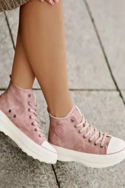 Trampki Ocieplane|Trampki Damskie Big Star></noscript>Big Star Shoes Ocieplane Trampki Damskie Na Platformie Big Star OO274071 Różowe Różowy