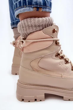 Damskie Trapery|Botki Sznurowane><noscript><img width=