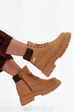 Damskie Trapery|Botki Sznurowane><noscript><img width=