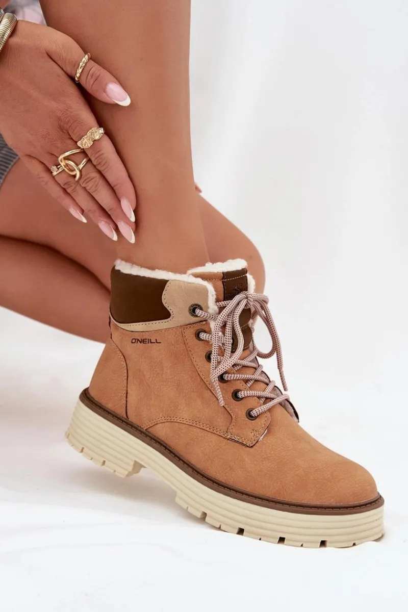 Botki Ocieplane|Damskie Trapery>O'Neill Ocieplane Trapery Damskie BENICIA WOMEN HIGH Camel